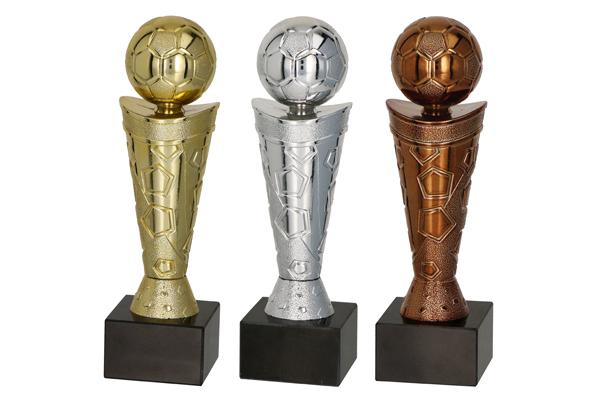Fussball-Pokal in Multicolor Beschriftung Pokal in 3 Grössen inkl 