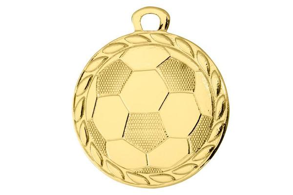 10 Fußball-Medaillen mit Deutschland-Bändern 