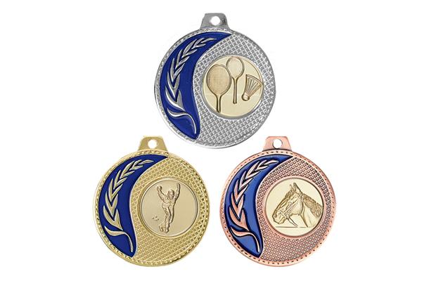 inkl mit Emblem 25mm - mit Alu Emblem Medaillen Band Fanshop Lünen 20 x Medaillen Schach Schachbrett Farbe: Gold aus Metall 50mm Logo e225