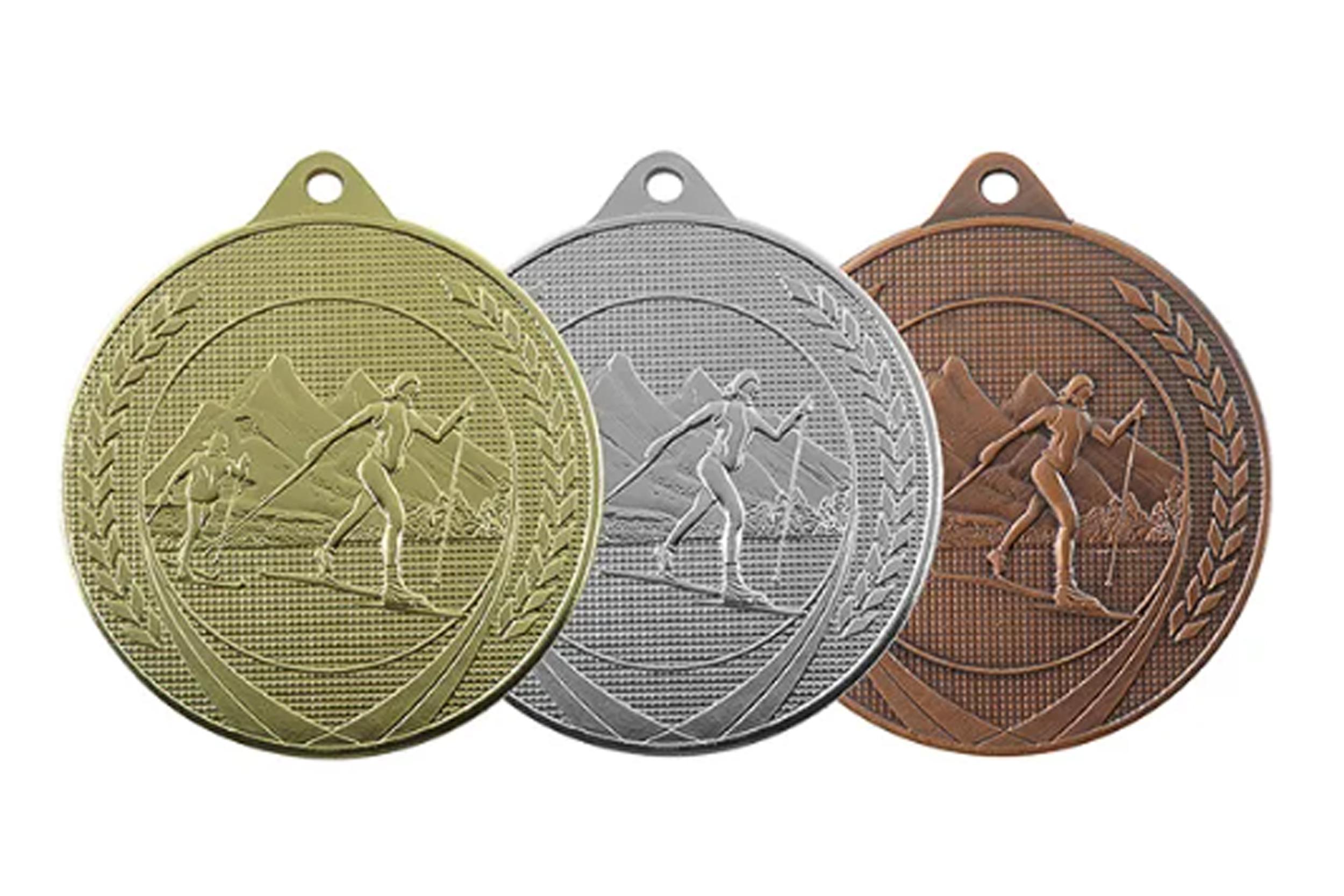 Medaille 645 Ski Langlauf Ø 50 mm